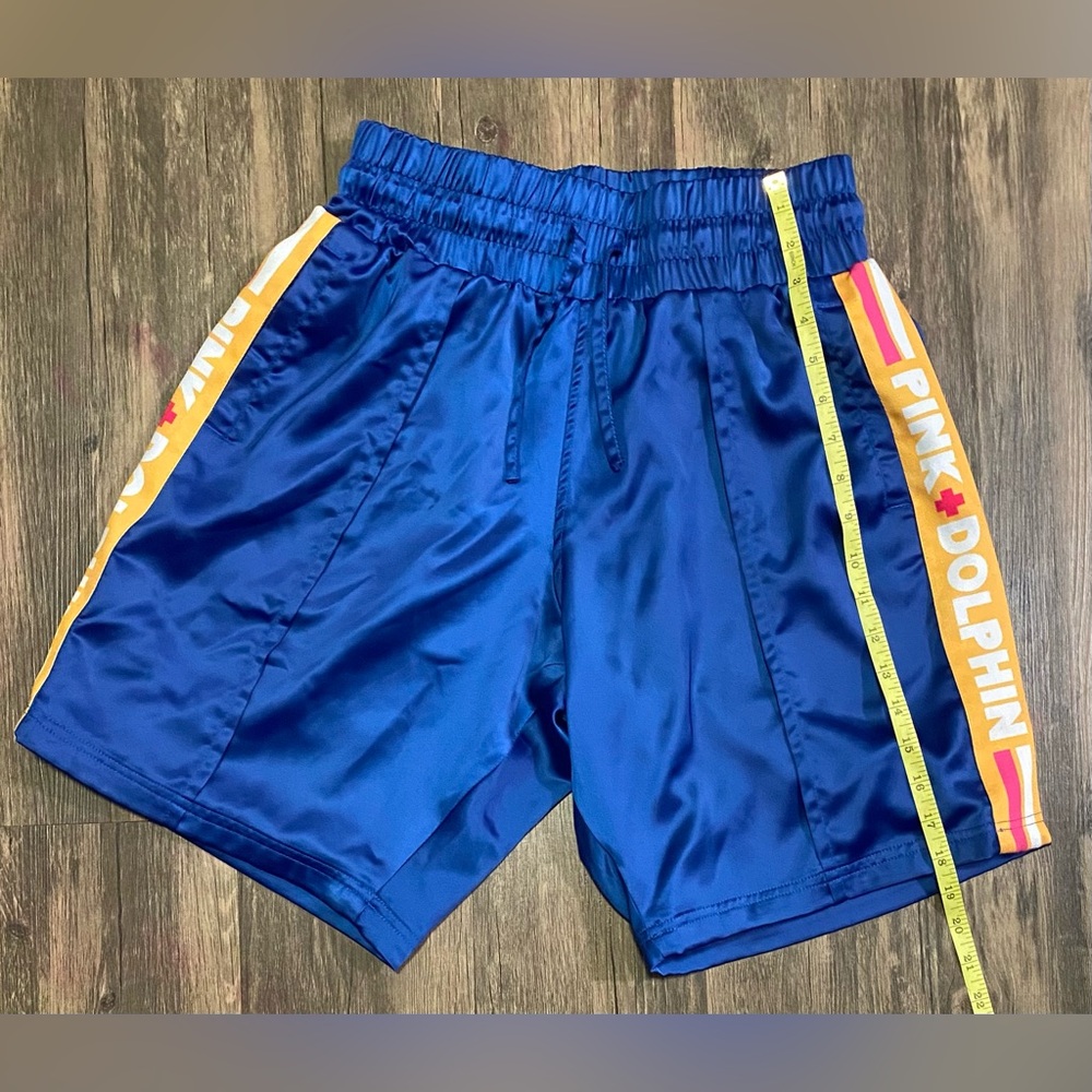 PINK DOLPHIN TAKE FLIGHT SATIN SHORTS SIZE SMALL
